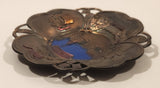 Vintage Las Vegas Copper Metal Cigarette Ashtray