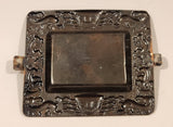 Vintage Peru Peruvian Incan Alpaca Copper and Silver Metal Cigarette Ashtray