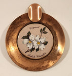 Vintage Dogwood British Columbia Copper Metal Cigarette Ashtray