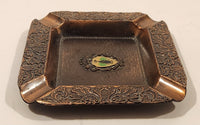 Vintage Jasper Alberta Copper Metal Cigarette Ashtray