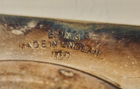 Vintage LLtd Four Slot EPNS Metal Cigarette Ashtray Made in England