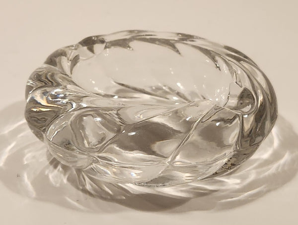 Vintage Spiral 3" Glass Cigarette Ashtray