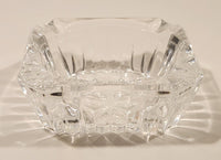 Vintage Cristal D'arques French 3 7/8" Crystal Glass Cigarette Ashtray