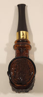 1973 Avon Tobacco Pipe Shaped Decanter After Shave Glass Bottle
