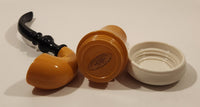 1974 Avon Calabash Tobacco Pipe Shaped Decanter After Shave Plastic Bottle