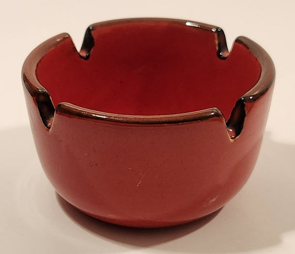 Vintage Cortendorf Red Pottery Ashtray Made Germany