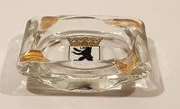 Vintage Berlin Germany Coat of Arms Clear Glass Cigarette Ashtray