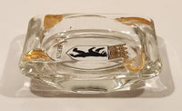 Vintage Berlin Germany Coat of Arms Clear Glass Cigarette Ashtray