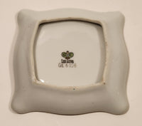 Vintage GC Fine China Canada Coat of Arms & Emblems Hand Painted Ashtray Made Japan
