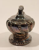 Vintage 1952 Ronson Crown Art Deco Chrome Table Top Lighter
