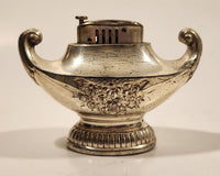 Vintage Genie Oil Lamp Shaped Chrome Table Top Lighter Made in Occupied Japan
