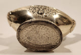 Vintage Genie Oil Lamp Shaped Chrome Table Top Lighter Made in Occupied Japan