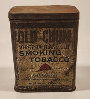 Vintage Imperial Tobacco Canada D. Ritchie & Co Old Chum Virginia Flake Cut Tobacco 1/2 Lb Tin Metal Container