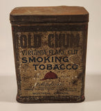 Vintage Imperial Tobacco Canada D. Ritchie & Co Old Chum Virginia Flake Cut Tobacco 1/2 Lb Tin Metal Container