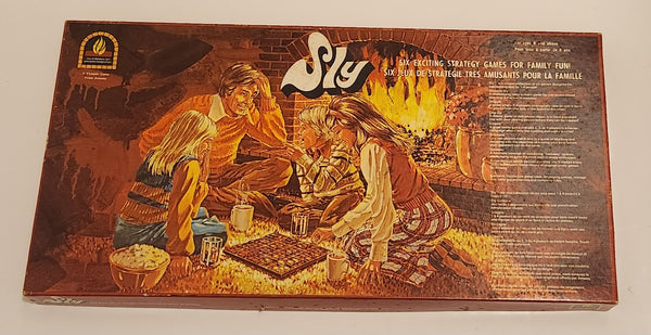 Vintage 1975 Amway Sly Six Exciting Strategy Games For Family Board Game In Box Complete