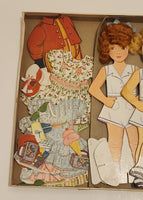 Rare Vintage DJE Toys 3 Big Dolls Dress Up Game In Box