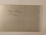Rare Vintage Exxon Dealer Southdown Exxon Carl Marriwether Baton Rouge Louisiana 7 1/2" x 40 1/4" Metal Sign