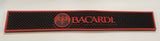 2008 Bacardi Rum Bat Logo Black and Red Heavy Rubber Drink Spill Mat