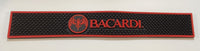 2008 Bacardi Rum Bat Logo Black and Red Heavy Rubber Drink Spill Mat