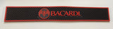 2008 Bacardi Rum Bat Logo Black and Red Heavy Rubber Drink Spill Mat