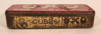 Antique 1930s Oxo Brand Cubes Red Tin Metal Container