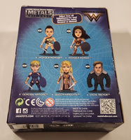 2017 WBEI DC Comics Die Cast Metals M295 Wonder Woman Steve Tevor 4" Tall Toy Figure New in Box