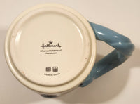 Rare Hallmark Peanuts Linus and Snoopy with Blue Blanket White Ceramic Coffee Mug Cup