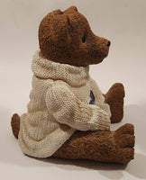 Elby Gifts Powerplay Teddies NHL Toronto Maple Leafs Ice Hockey Team Teddy Bear 7 1/4" Tall Resin Coin Bank
