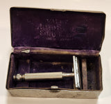 Vintage Valet AutoStrop Safety Razor in Metal Case Made in Canada