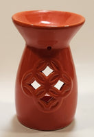 Orange Ceramic 5" Tall Oil Burner