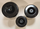 Vintage 1970s West Bend Sugar Coffee Tea Aluminum Metal Storage Canisters