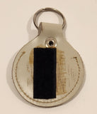Vintage Salesman Sample No. V 863 Grey Leather Fob Keychain Ring