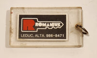 Vintage Romaniuk Your Key To Driving Excellence Leduc Alberta Acrylic Fob Keychain