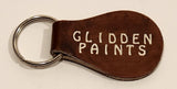 Vintage Glidden Paints Greenwood Hardware General Hardware Furniture Greenwood B.C. Brown Leather Fob Keychain Ring