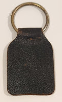 Bluelake Ventures Inc. Compliments Of Ralph Barrett Whitehorse Yukon Black Leather Fob Keychain Ring