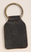 Bluelake Ventures Inc. Compliments Of Ralph Barrett Whitehorse Yukon Black Leather Fob Keychain Ring
