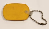 WAB Western Auto Body And Paint Shop Ltd. Regina Saskatchewan Yellow Rubber Fob Keychain Ring