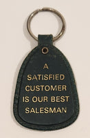 Import Equipment Fine Cars Anchorage Alaska A Satisfied Customer Is Our Best Salesman Dark Green Plastic Fob Keychain Ring