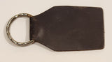 Fireweed Transport Inc. Whitehorse Yukon Brown Leather Fob Keychain Ring