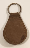 Screw U Brown Leather Fob Keychain Ring