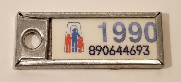 1990 War Amps Metal Keychain Tag