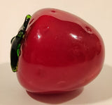 Vintage Art Glass Fruit Strawberry 2 3/4" Tall Ornament