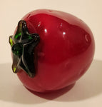 Vintage Art Glass Fruit Strawberry 2 3/4" Tall Ornament