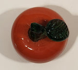 Vintage Art Glass Fruit Orange 2 1/2" Tall Ornament Has Chip