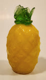 Vintage Art Glass Fruit Pineapple 5 1/4" Tall Ornament