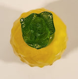 Vintage Art Glass Fruit Pineapple 5 1/4" Tall Ornament