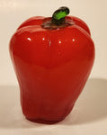 Vintage Art Glass Vegetable Red Bell Pepper 4 3/4" Tall Ornament