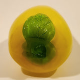 Vintage Art Glass Fruit Yellow Mango 5" Tall Ornament