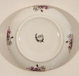 Vintage 1898 China Company Pink Rose Flowers Porcelain Trinket Box with Lid