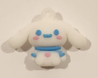 Sanrio Hello Kitty Cinnamoroll 1" Tall Rubber Toy Figure Keychain Charm
